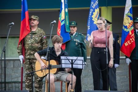 Osrednja občinska proslava ob dnevu državnosti 22. 6. 2023 Lana Ladinek in Anže Paradiž